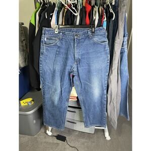 Size 40 X 30- Carhartt Jeans Men's Blue Denim Relaxed Fit